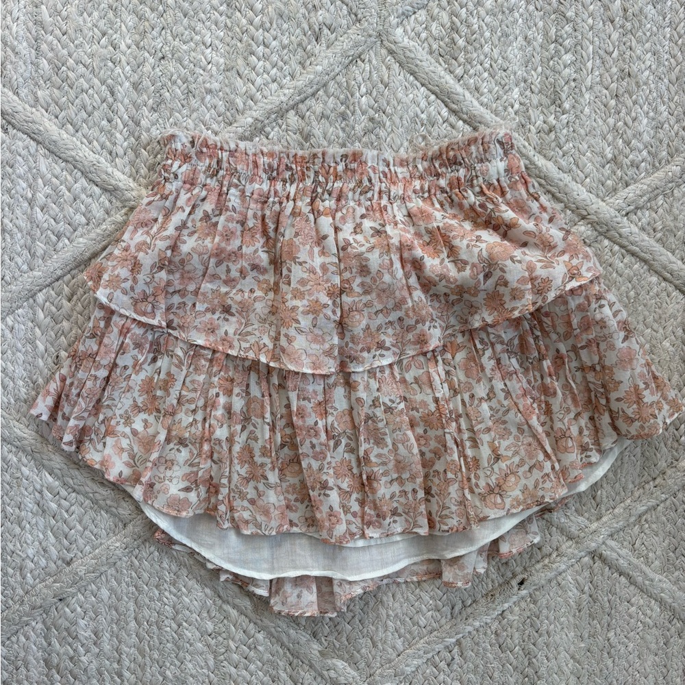 Loveshackfancy mini skirt